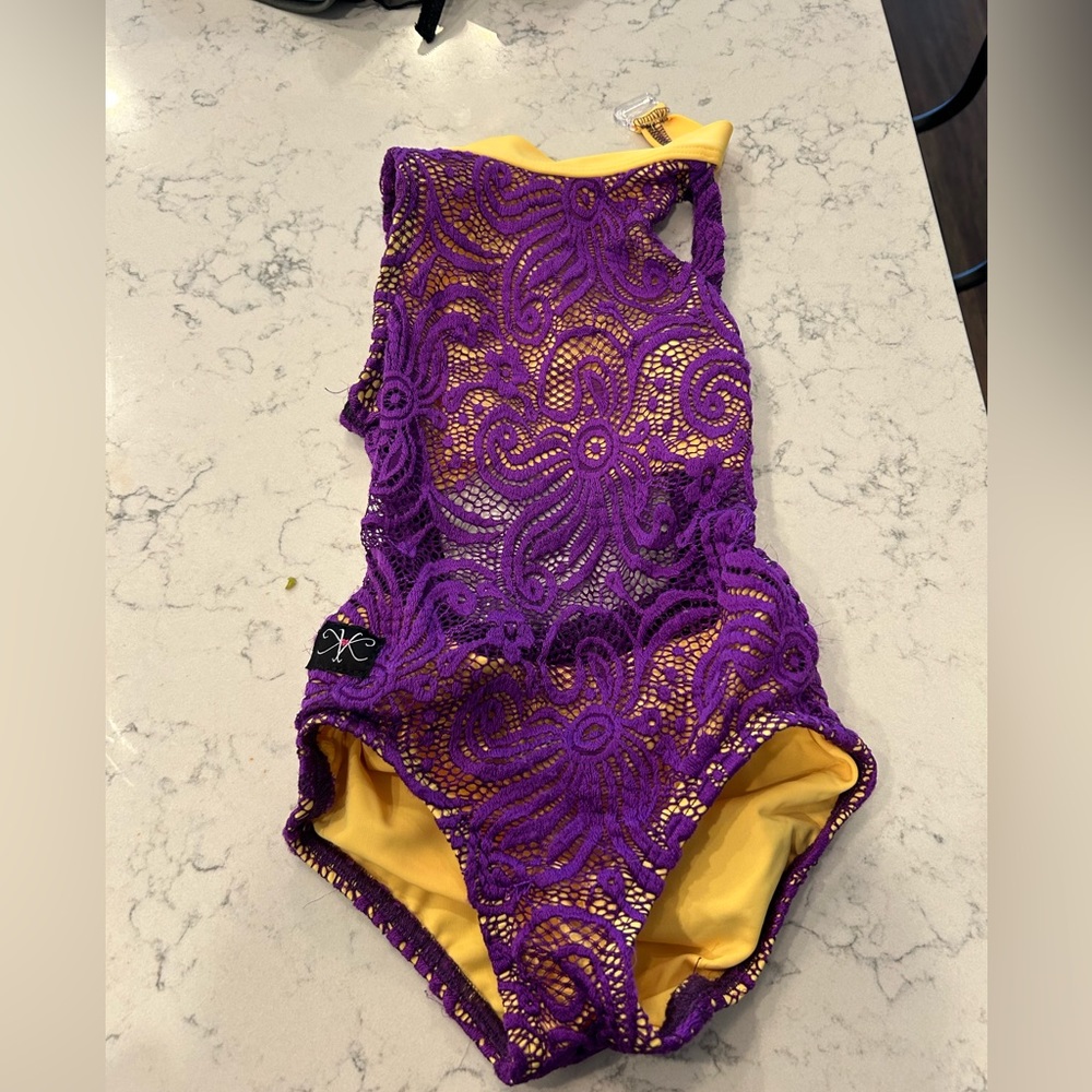 Kandi Kouture cs Leo purple and yellow